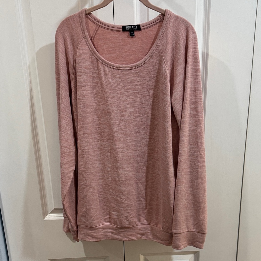 Buffalo David Bitton Blush Pink Sweatshirt